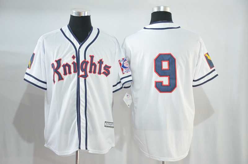 Knights #9 Mitchell And Ness White Stitched Movie Baseball Jersey,We sell and wholesale Knights #9 Mitchell And Ness White Stitched Movie Baseball Jersey on line form chian!